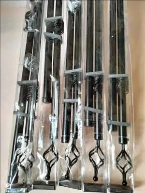 Black Adjustable Affordable Rods 2m Double Curtain Rod