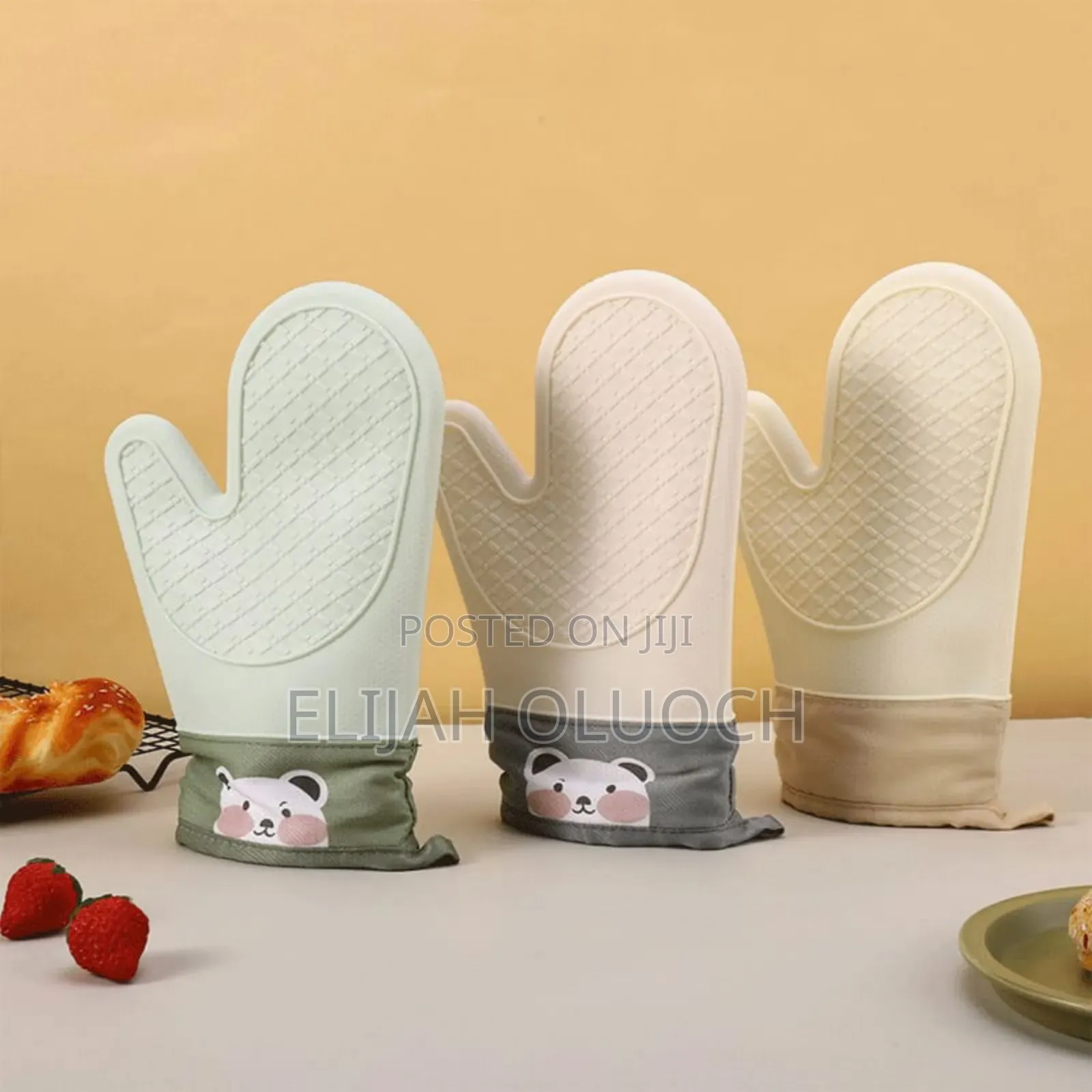 Silicone Heat-Insulating Oven Gloves