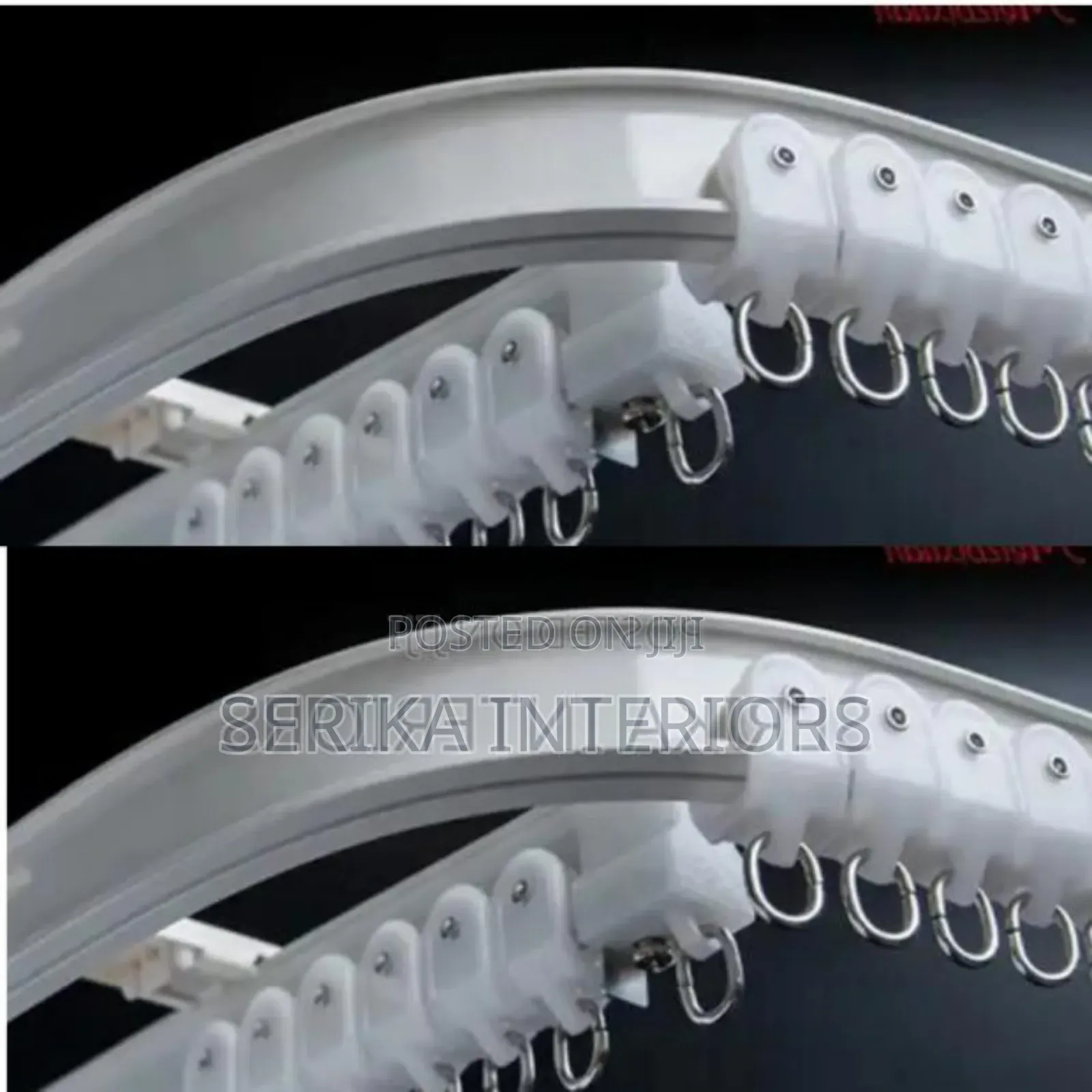 Twin Bendable Curtain Rails Bendable Curtain Rails