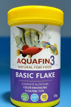 Premium Aquafin 3 Basic Flake Fish Food - 22g