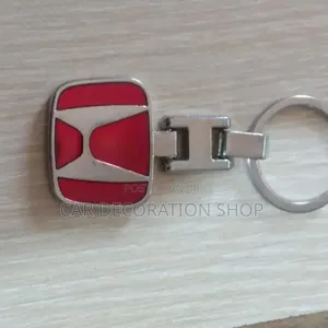 Honda Cars Red Metallic Key Chain