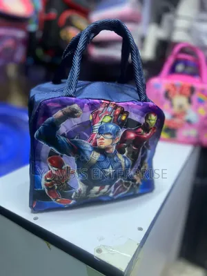 Captain America Kid's Cartoon Themed Insulated Lunch Bag