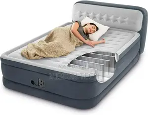 *Intex Dura Beam Airbed With Inbuilt Electric Pump * 