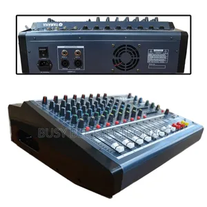 8-Channel Yamaha Powered Mixer With Mp3 Bluetooth Player