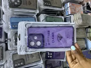 Aqggiixy Purple Clear Case Hard Tpu Case Oppo A3