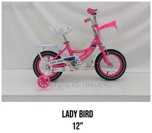 Kids Bike Size 12 (2yrs -3yrs) With Trainer Wheel