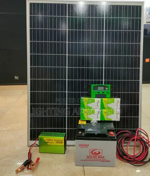 Complete 100w Solar Kit With Free 4 Dc Bulbs