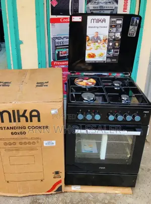 4 Function Electric Oven 3+1 Mika Black Cooker