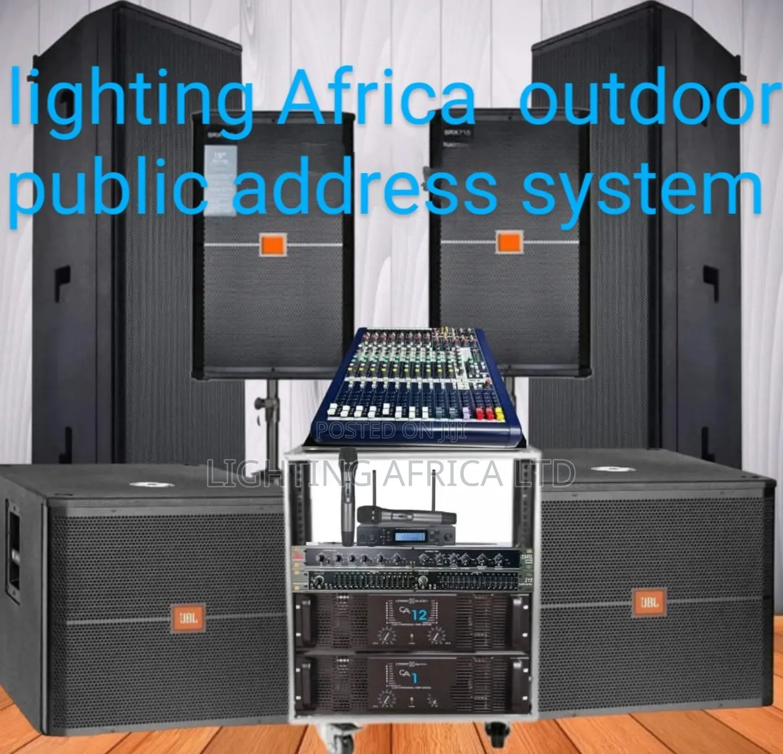 Powerful Outdoor Complete Public Address System