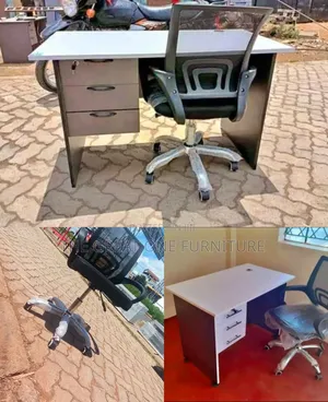 Unique 1m Modern Office Desk With Mesh Chair Hf5rd
