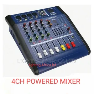 Professional 4ch Max Powered Usb/Bt 500w