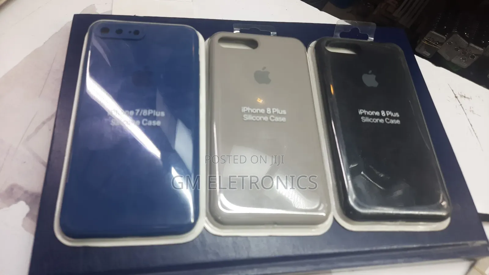 Soft Silicone iPhone 7+/8+( Grey)