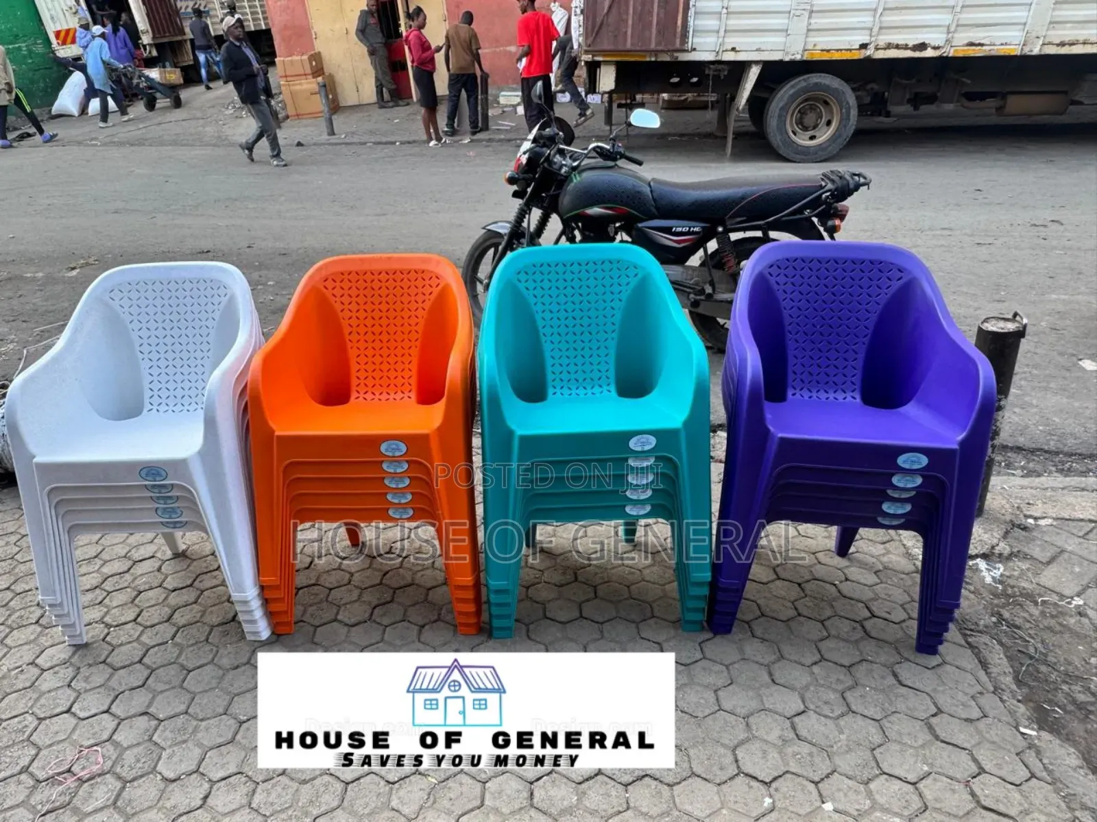 Skyplat Plastic Chairs.Strong,Durable Plastic Chair