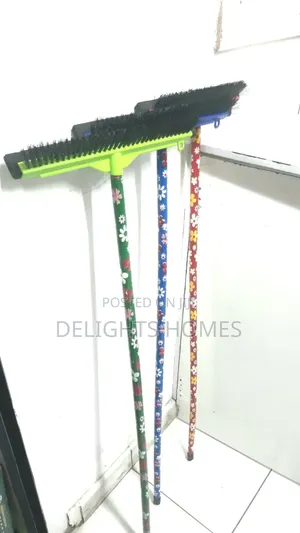 *2 in 1 Carpet Hair Removal Broom With Squeegee-Ha