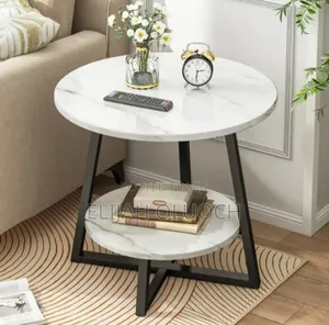 *Marble Effect Side/Bedside Table