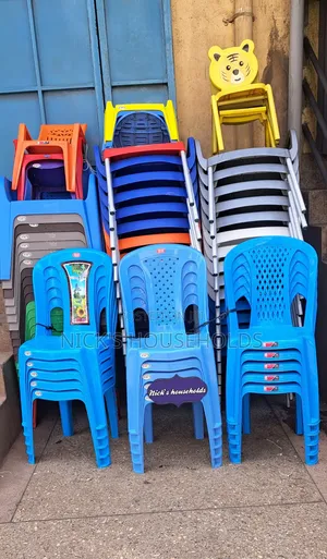 Acme, Adix and Complast Armless Plastic Chairs