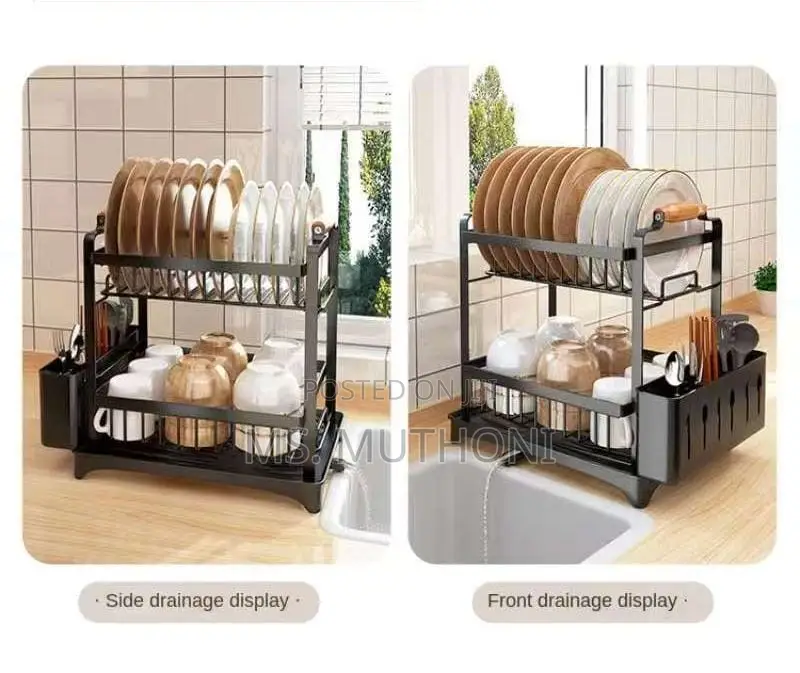 Minimalist Premium Quality 2 Tier Dish Rack*