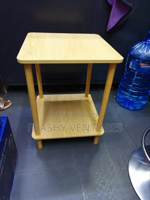 Brown Multifunctional Bed Side Table