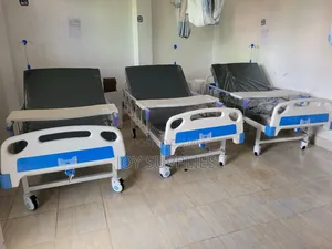 Single Crank Hospital Bed With Mattress