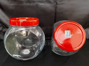 Storage Glass Jar With Plastic Lid (2.0ltrs) _Be