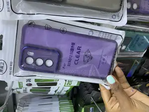 Electro-Weideworld Purple Clear Oppo Reno 12 5g Hard Case