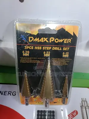 Step Drill Bit Set/ Quality Step Bit 3pcs