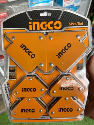 Set of 6 Ingco Magnetic Corner Bars