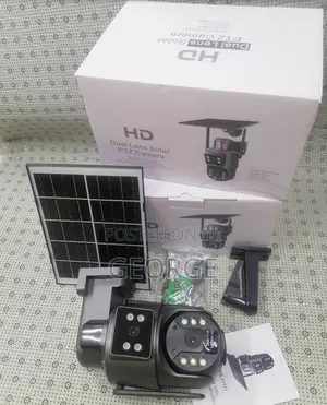 Ubox Sd320 4g Dual Lens Outdoor PTZ Solar Camera