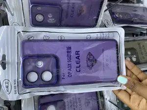 Inktree Oppo A3x 5g Hard Tpu Purple Transparent Case