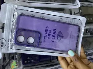 Xiaojunjie Vivo Y03 4g Hard Tpu Purple Transparent Case
