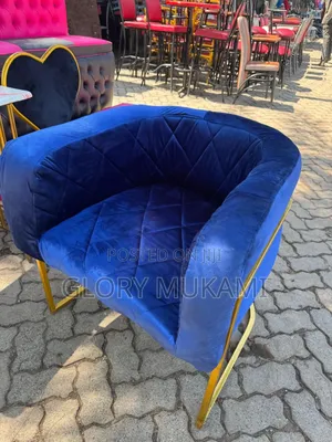 Blue Manicure Styling Chairs
