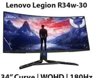 Lenovo Legion R34w-30 Gaming Monitor 34"