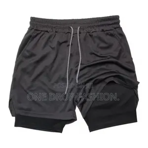 Men Double Layer Shorts 4567