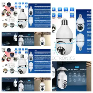 Rotating Wireless Wifi Nanny Camera Bulb