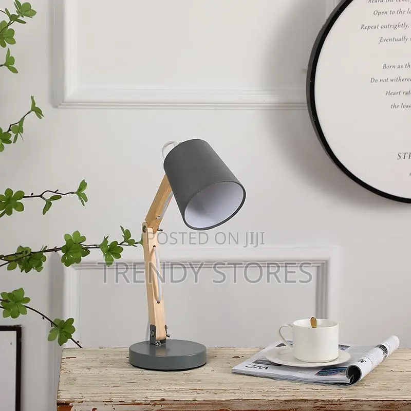 Grey Foldable Bedside Lamp