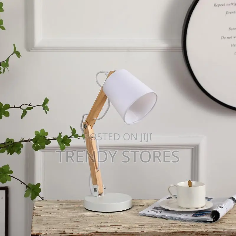White Foldable Bedside Lamp