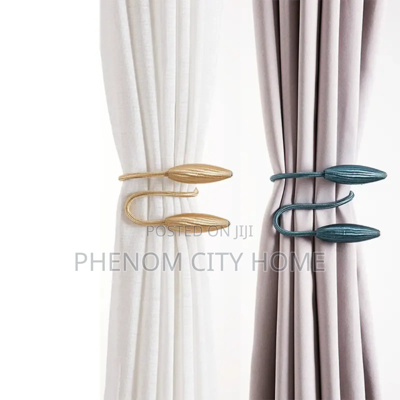 Colorful Curtain Holders Available