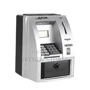 Silver Atm Piggy Bank