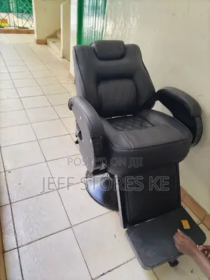 Locally Made Covered Reclining Barber Chair
