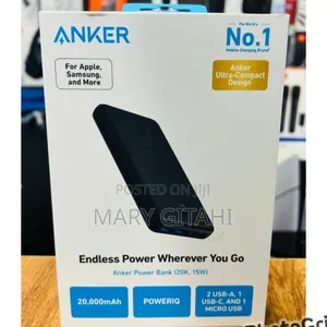Anker Power Bank 20,000mah 15w at 