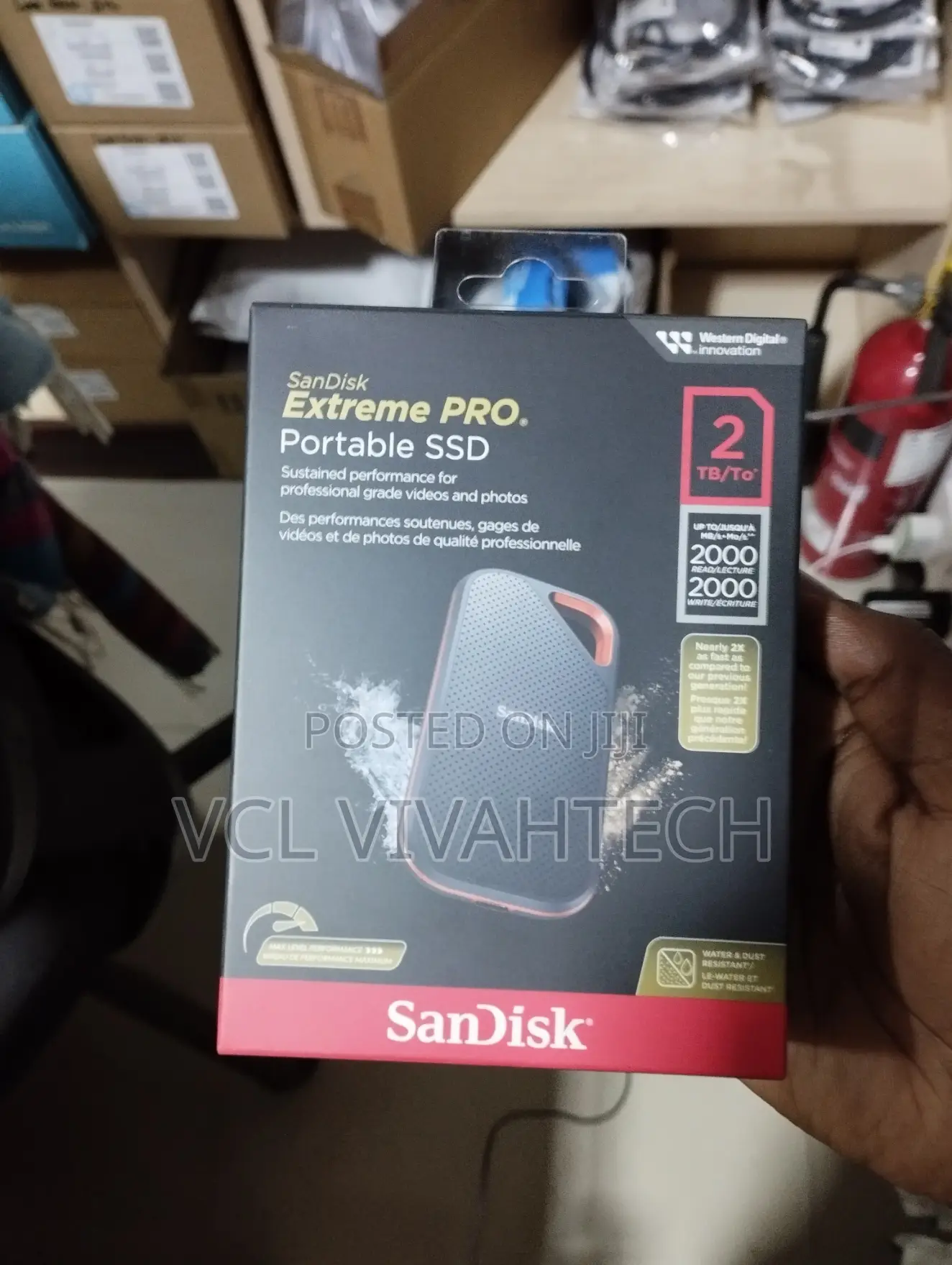 Sandisk Extreme Pro Portable SSD V2 – 2tb
