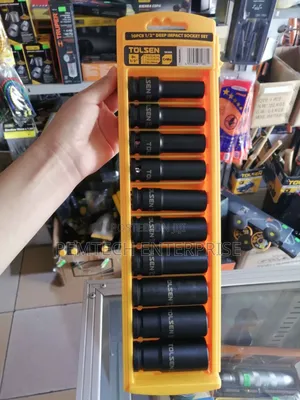 10pcs 1⁄2" Deep Impact Socket Set