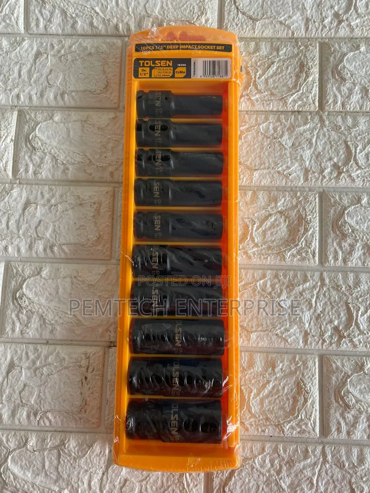 10pcs 1⁄2" Deep Impact Socket Set