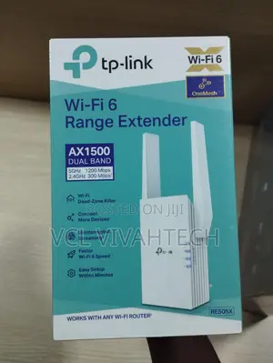 Tp-Link Ax1500 Wi-Fi 6 Range Extender - Tl-Re505x