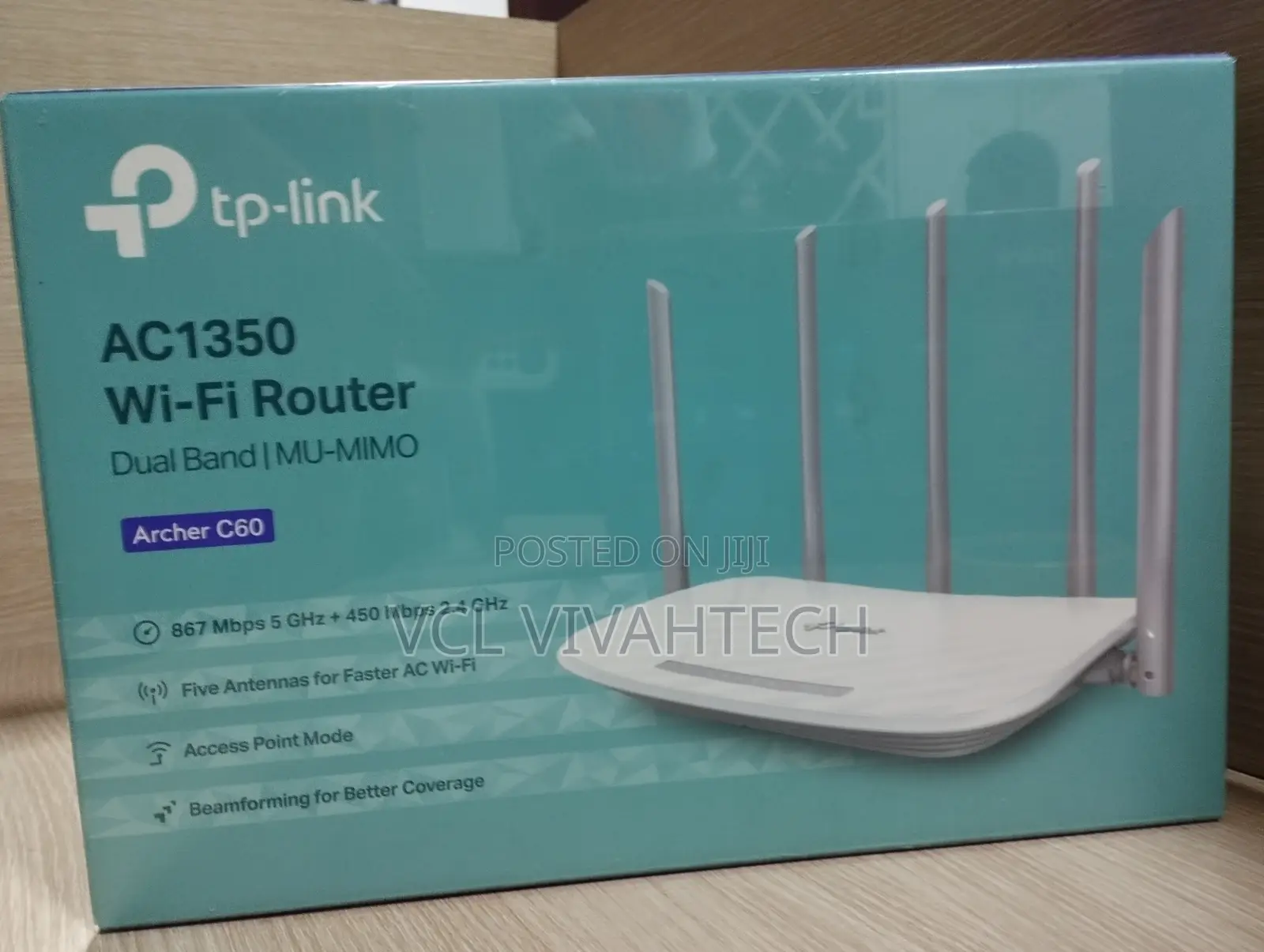 Tp-Link Ac1350 Wireless Dual Band Router - Tl-Archer C60