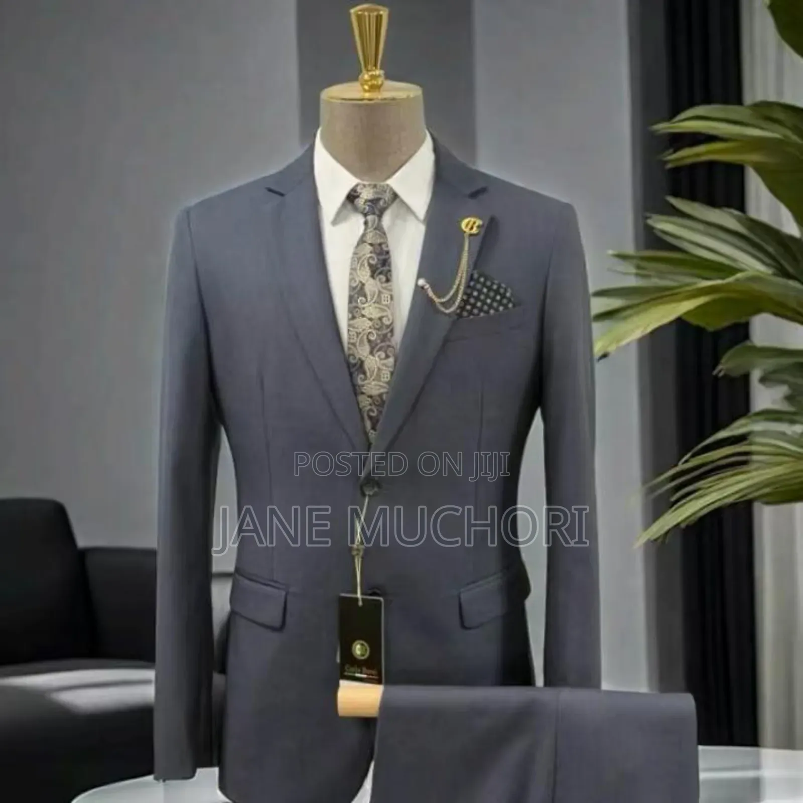 Grey Suit Men