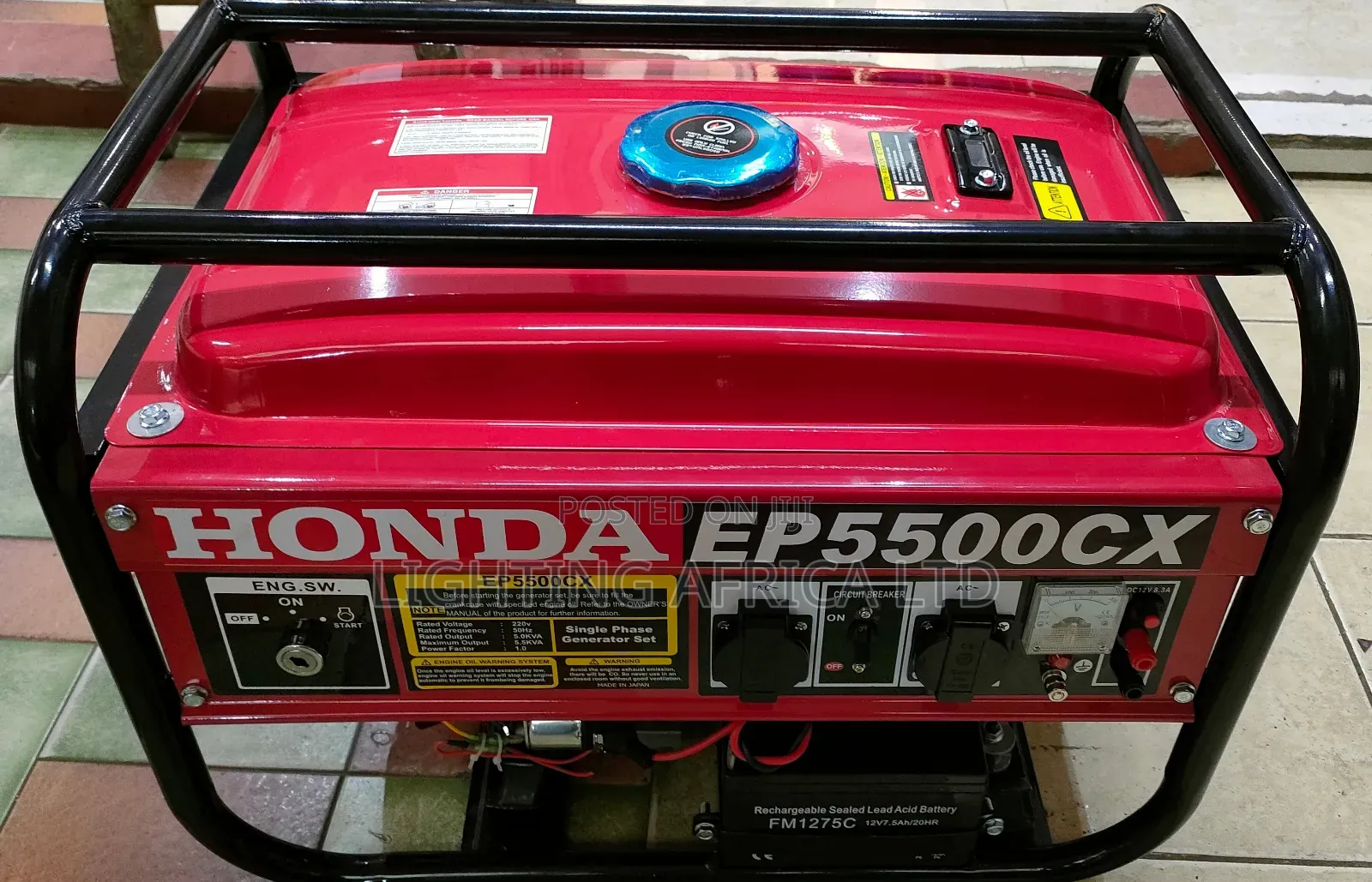 Honda Ep5500cx (5.5kva) Petrol Engine Generator