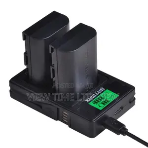 Canon Lp – E6n Battery Charger Dual Usb Charger With Type C