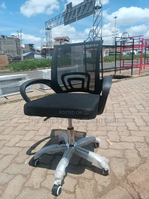 Black Elegant Mesh Office Chair Qz2vh