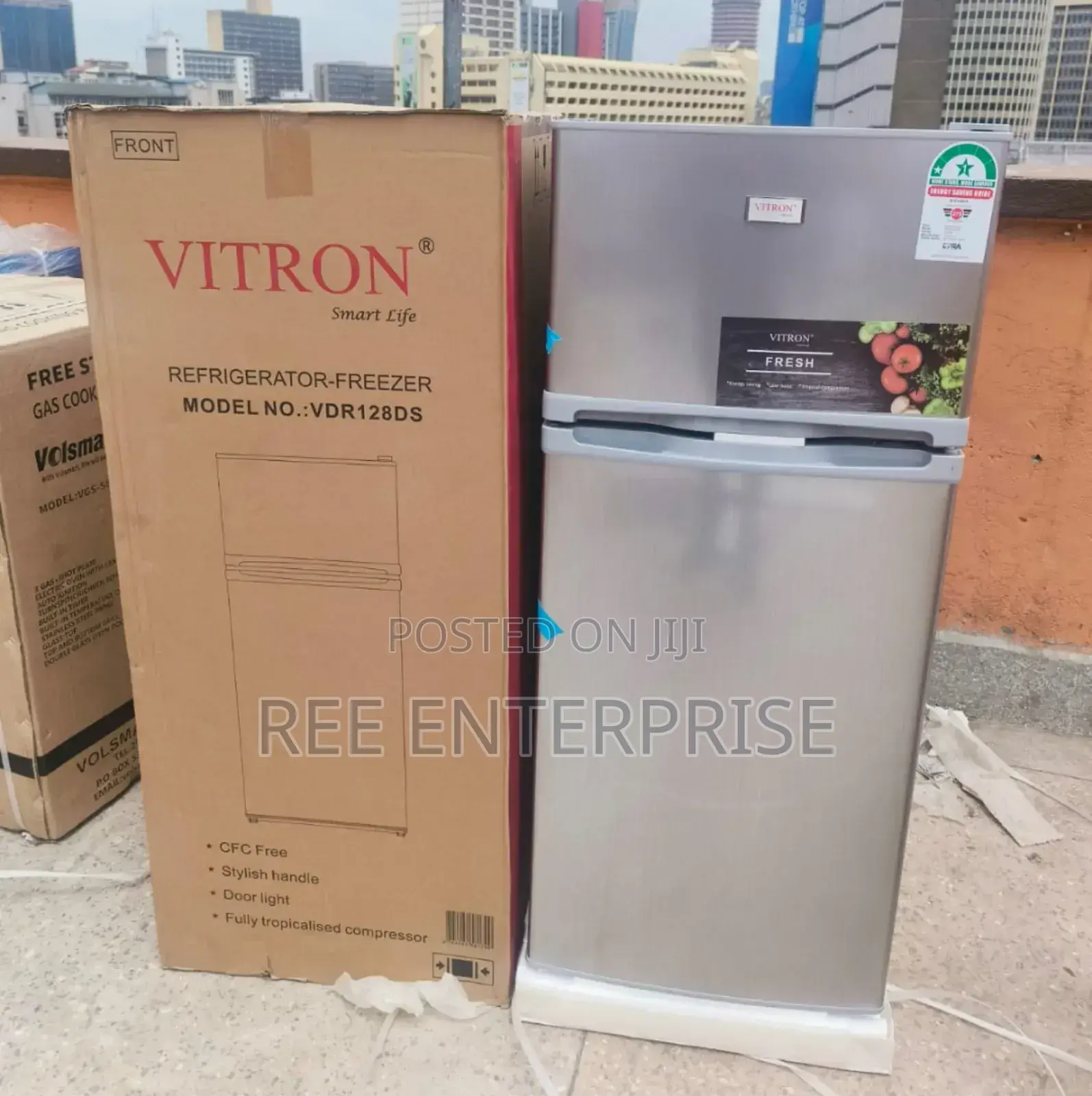 Vitron 125litres Double Door Refrigerator